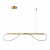 MELECA S gold 1x24W LED lampadare suspendată Light Prestige