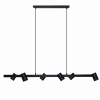 Lampă suspendată SNOW negru 6x50W GU10 Light Prestige