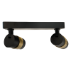 ANILLO negru 2x50W GU10 plafonieră neagră Light Prestige