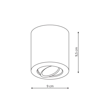 TULON corp de iluminat montat la suprafață alb 1x50W GU10 Light Prestige