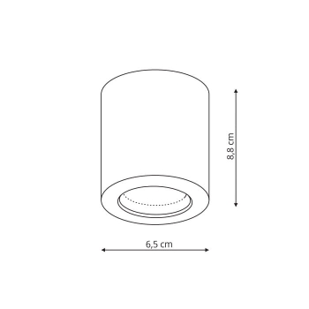 Corp de iluminat montat la suprafață FARO alb 1x50W GU10 IP65 Light Prestige