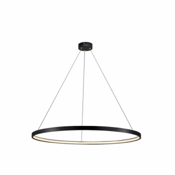 RING M negru 1xLED CCT Lampă suspendată cu LED-uri Light Prestige