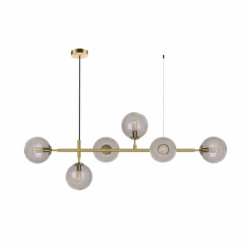 Lampă suspendată ALISA aur 6x40W E14 Light Prestige