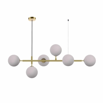 Lampă suspendată ALISA aur 6x40W E14 Light Prestige
