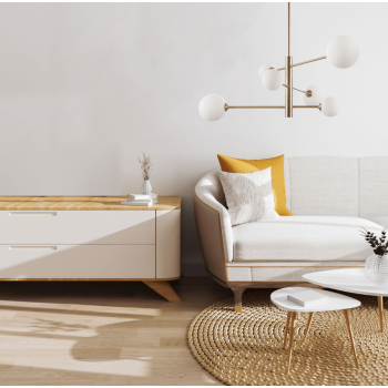 DORADO auriu 6x40W G9 lampă suspendată Light Prestige