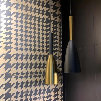 Lampă suspendată SOLIN gold 3x60W E27 de Light Prestige