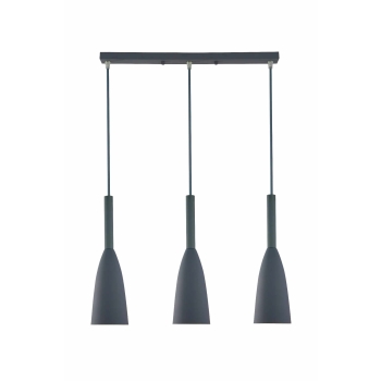 SOLIN lampă suspendată gri 3x60W E27 Light Prestige