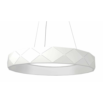 Lampă suspendată REUS albă 1x36W LED Light Prestige