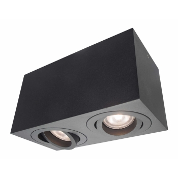 LYON corp de iluminat montat la suprafață negru 2x50W GU10 Light Prestige