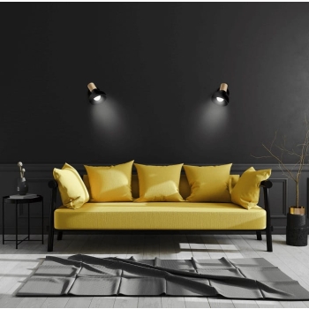 Lampă de perete AREZZO negru 1x40W E14 Light Prestige