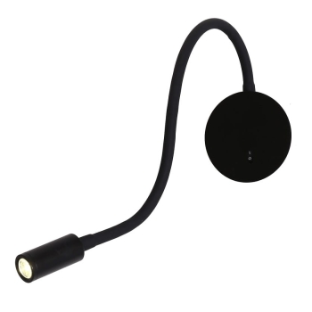 Aplică SENISE negru 1xLED Light Prestige