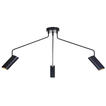 FUTURO negru 3x35W GU10 lampă suspendată Light Prestige