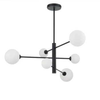 DORADO negru 6x40W G9 Lampă suspendată DORADO Light Prestige