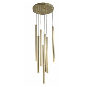 Lămpă suspendată LUNGO gold 7x5W G9 de Light Prestige