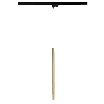 LUNGO 3F auriu 1x5W G9 pandantiv lampă de șină Light Prestige