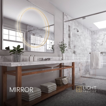 MIRROR S gold 1x35W LED lampadare suspendată Light Prestige