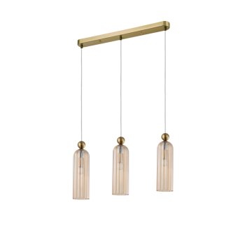 PIEGA chihlimbar 3x40W E14 lampă suspendată Light Prestige