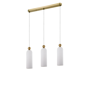 Lampă suspendată PIEGA albă 3x40W E14 Light Prestige