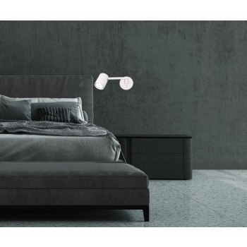 Aplică SNOW cu braț de extensie alb 1x40W GU10 Light Prestige