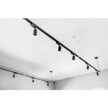SNOW Spotlight pentru sistemul de cale ferată 1F negru 1x50W GU10 Light Prestige