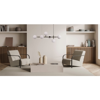 Lampă suspendată ALISA aur 6x40W E14 Light Prestige