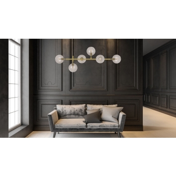 Lampă suspendată ALISA negru 6x40W E14 Light Prestige