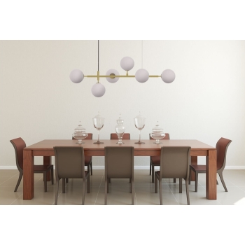 Lampă suspendată ALISA negru 6x40W E14 Light Prestige
