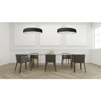 Lampă suspendată REUS negru 1x36W LED Light Prestige