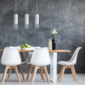 MANACOR lampă suspendată albă 3x50W GU10 Light Prestige