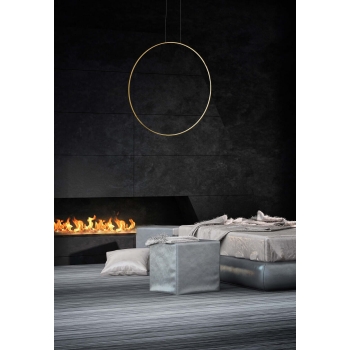 MIRROR S gold 1x35W LED lampadare suspendată Light Prestige