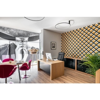 Plafond RING S negru 1xLED 3000K Light Prestige