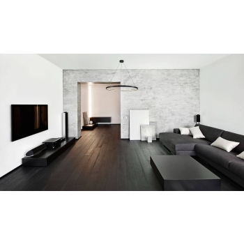 RING M negru 1xLED CCT Lampă suspendată cu LED-uri Light Prestige