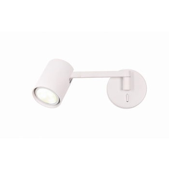 Aplică SNOW cu braț de extensie alb 1x40W GU10 Light Prestige