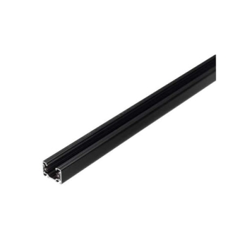 Șină pentru sistemul de șine 1F negru 0,5 m de alimentare finală + capac Light Prestige