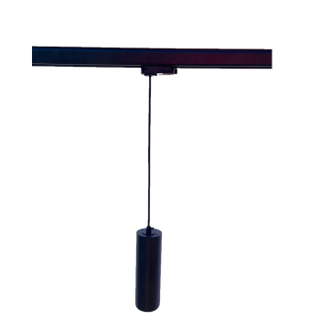 SNOW 1F negru 1x50W GU10 negru 1x50W GU10 Lampă suspendată pentru șine Light Prestige