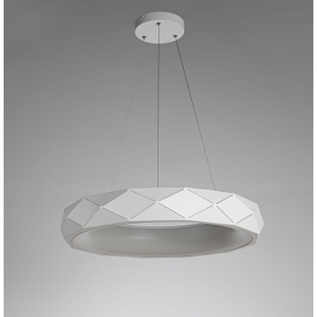 Lampă suspendată REUS albă 1x36W LED Light Prestige