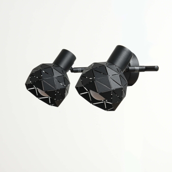 Plafonieră REUS negru 2x40W E14 Light Prestige
