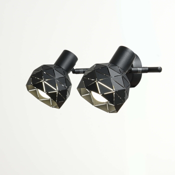 Plafonieră REUS negru 2x40W E14 Light Prestige