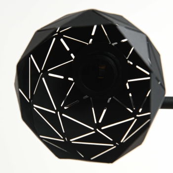 Plafonieră REUS negru 2x40W E14 Light Prestige