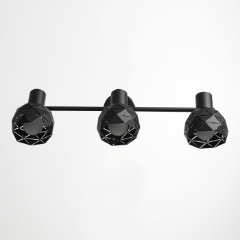 Plafonieră REUS negru 3x40W E14 Light Prestige