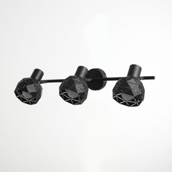 Plafonieră REUS negru 3x40W E14 Light Prestige