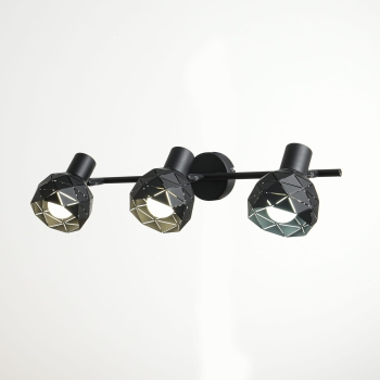 Plafonieră REUS negru 3x40W E14 Light Prestige
