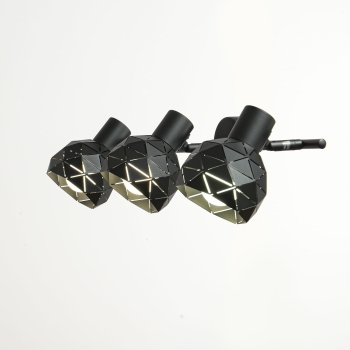 Plafonieră REUS negru 3x40W E14 Light Prestige