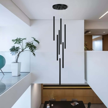 Lămpă suspendată LUNGO negru 7x5W G9 Light Prestige