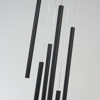 Lămpă suspendată LUNGO negru 7x5W G9 Light Prestige