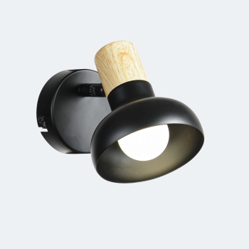Lampă de perete AREZZO negru 1x40W E14 Light Prestige
