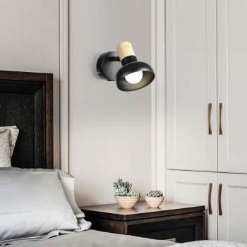 Lampă de perete AREZZO negru 1x40W E14 Light Prestige