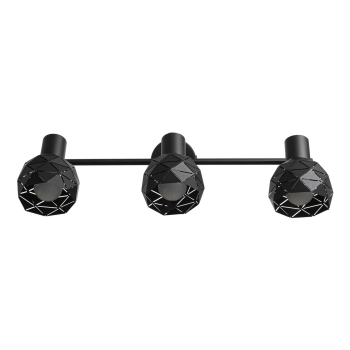 Plafonieră REUS negru 3x40W E14 Light Prestige
