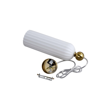 Lampă suspendată PIEGA albă 1x40W E14 Light Prestige