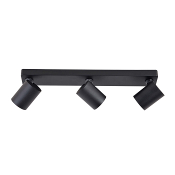 SNOW negru 3x50W GU10 plafonieră Light Prestige